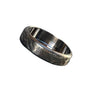 Laser Custom Works Damascus engraving on titanium beauty ring