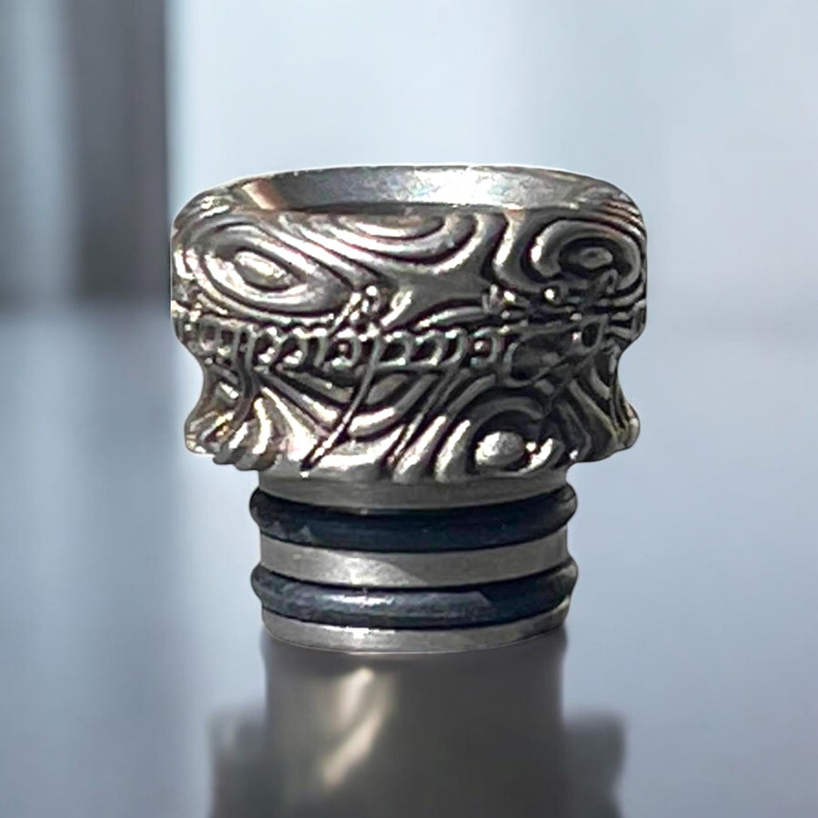 510 DRIP TIP TITANIUM - Damascus LOTR