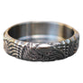 Forma Nova ALIEN 22mm Ring – Deep Engraved Titanium