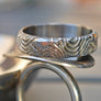 Forma Nova ALIEN 22mm Ring – Deep Engraved Titanium