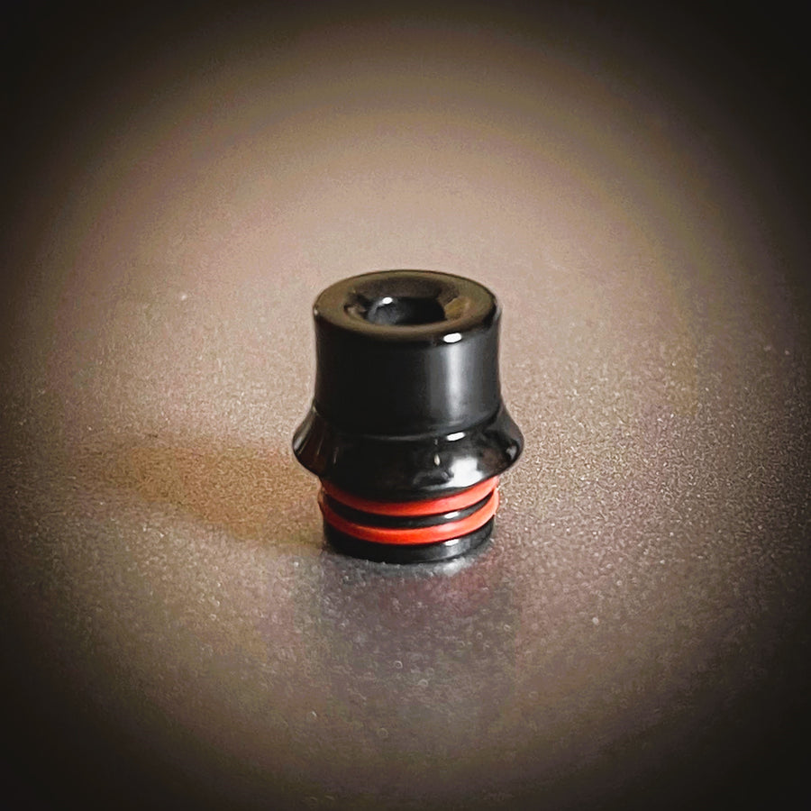 Packed with the new version of Antiquity V2 RDTA, a soft black ultem drip tip. Available on DivaVap.com 
