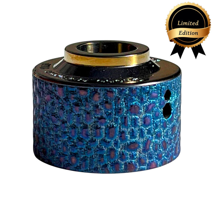 Haku Venna Heritage Blue Purple Beluga Relief Vh 6 made of Titanium with Relief engraving - main view Haku Venna