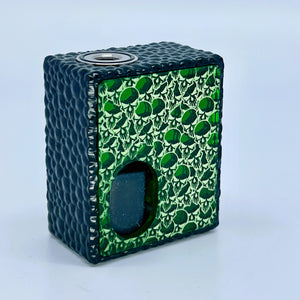 The Mini BF Mod Green Skulls Full Engraved  - Serial Number #53