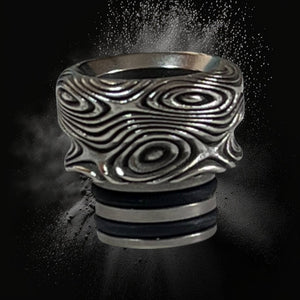 Damascus Titanium 510 Drip Tip