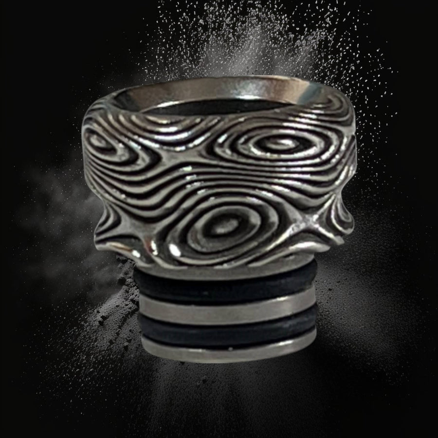 Damascus Titanium 510 Drip Tip