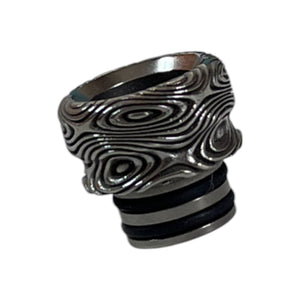 Damascus Titanium 510 Drip Tip