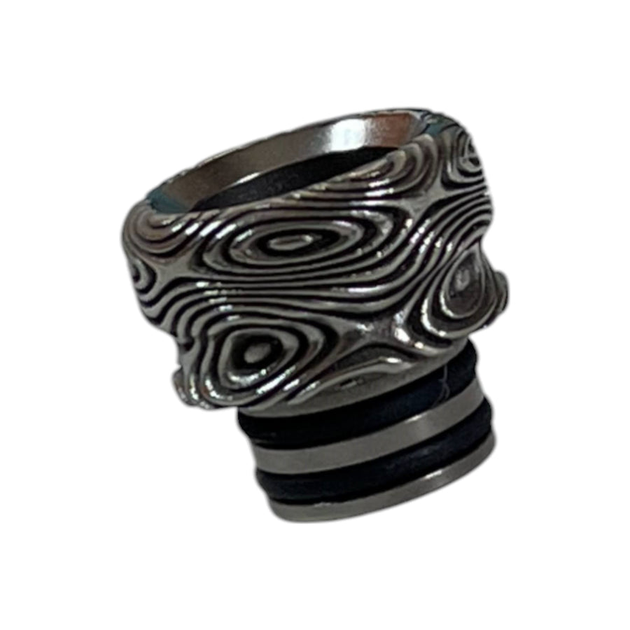 Damascus Titanium 510 Drip Tip