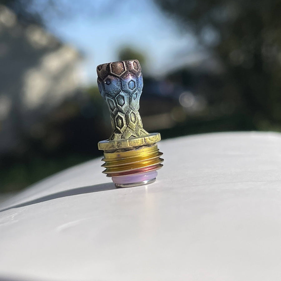 Titanium Boro Drip Tip - COLORED DIAMONDS