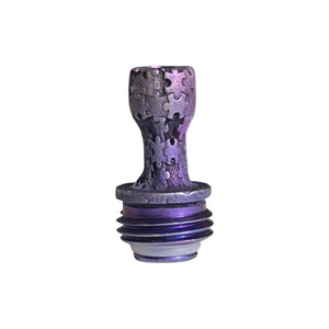 Titanium Boro Drip Tip - PURPLE PUZZLE