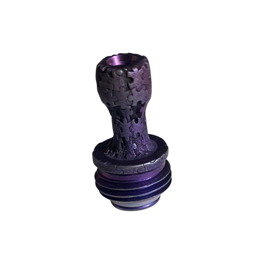 Titanium Boro Drip Tip - PURPLE PUZZLE