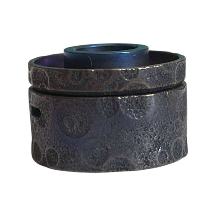 Blue MOON titanium cap engraved for Antiquity V2 #ANTV2 049