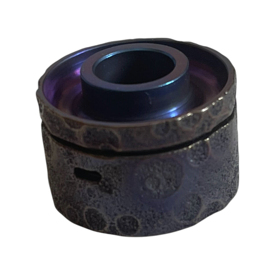 Blue MOON titanium cap engraved for Antiquity V2 #ANTV2 049