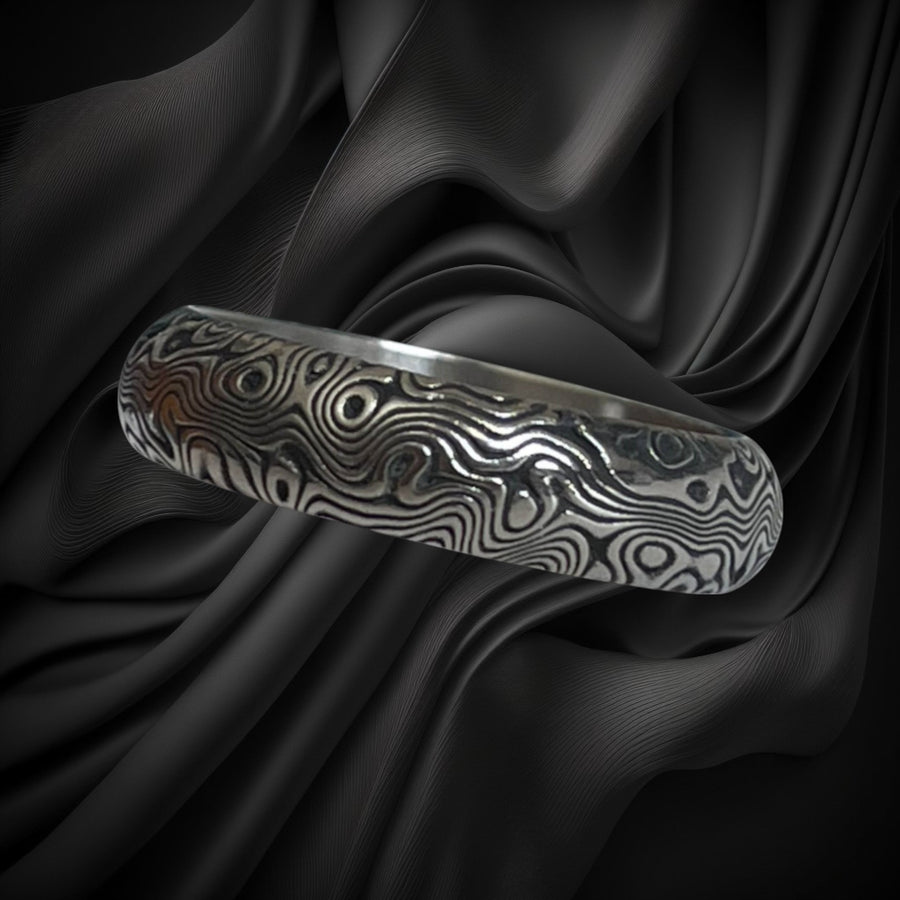 The One: Damascus Titanium Beauty Ring