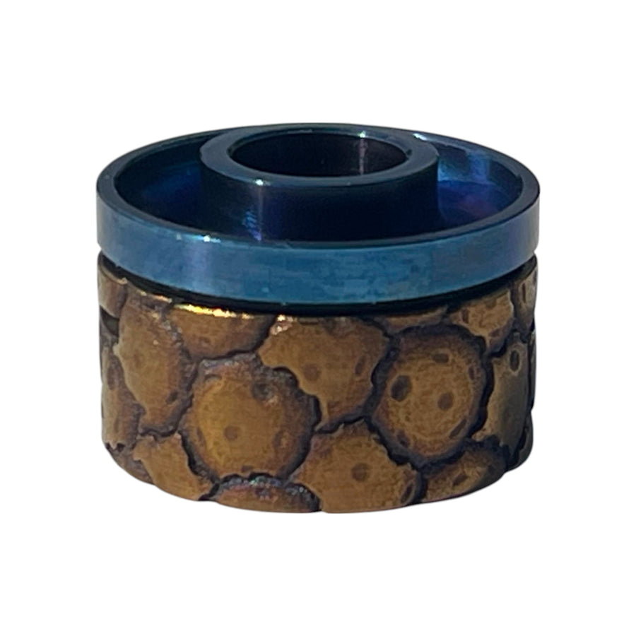 GOLD and BLUE titanium cap engraved for Antiquity V2 #ANTV2 54