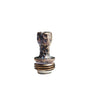 Moon Micro Gold engraved titanium Boro drip tip by Laser Custom Works