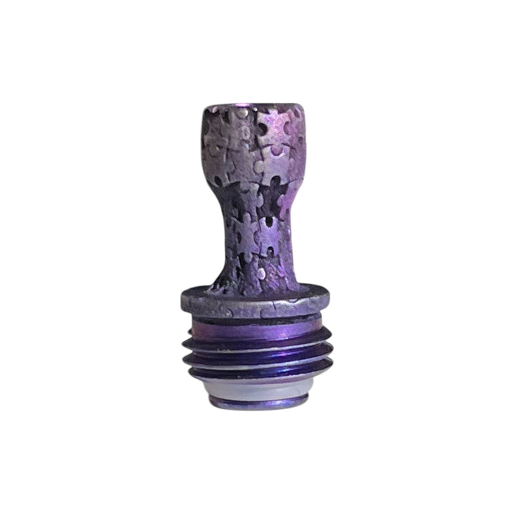 Titanium Boro Drip Tip - PURPLE PUZZLE