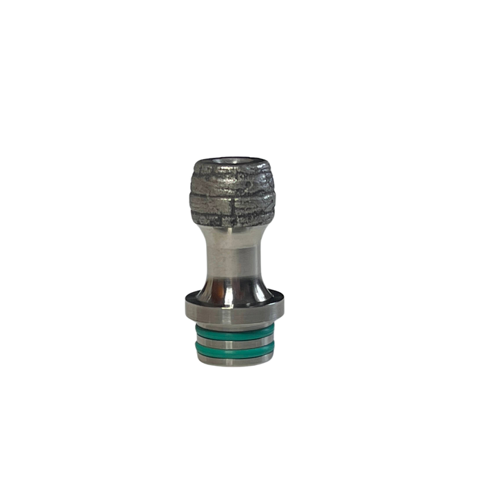 The One: Aged Wood Titanium Drip Tip