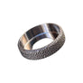 Forma Nova SEVRUGA 22mm Beauty Ring – Deep Engraved Titanium
