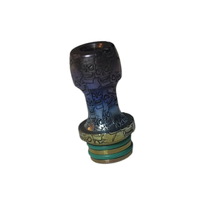 The One: Bart Skulls Colored Titanium Drip Tip