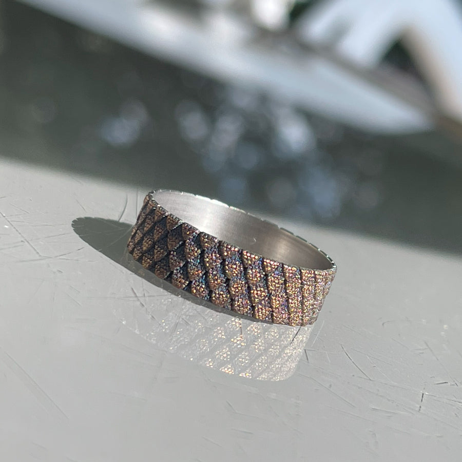 Triangles Titanium Beauty Ring 22/24 mm Wowsers #W049