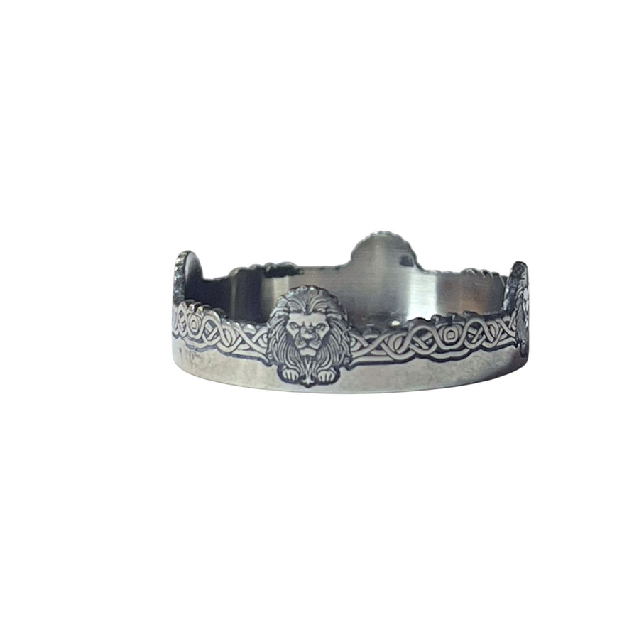 ULTIMATE TITANIUM RING - LION HEAD - 22mm