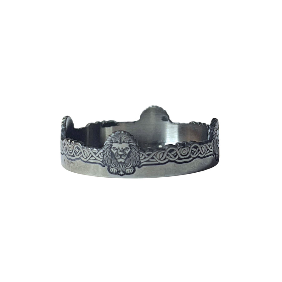 ULTIMATE TITANIUM RING - LION HEAD - 22mm