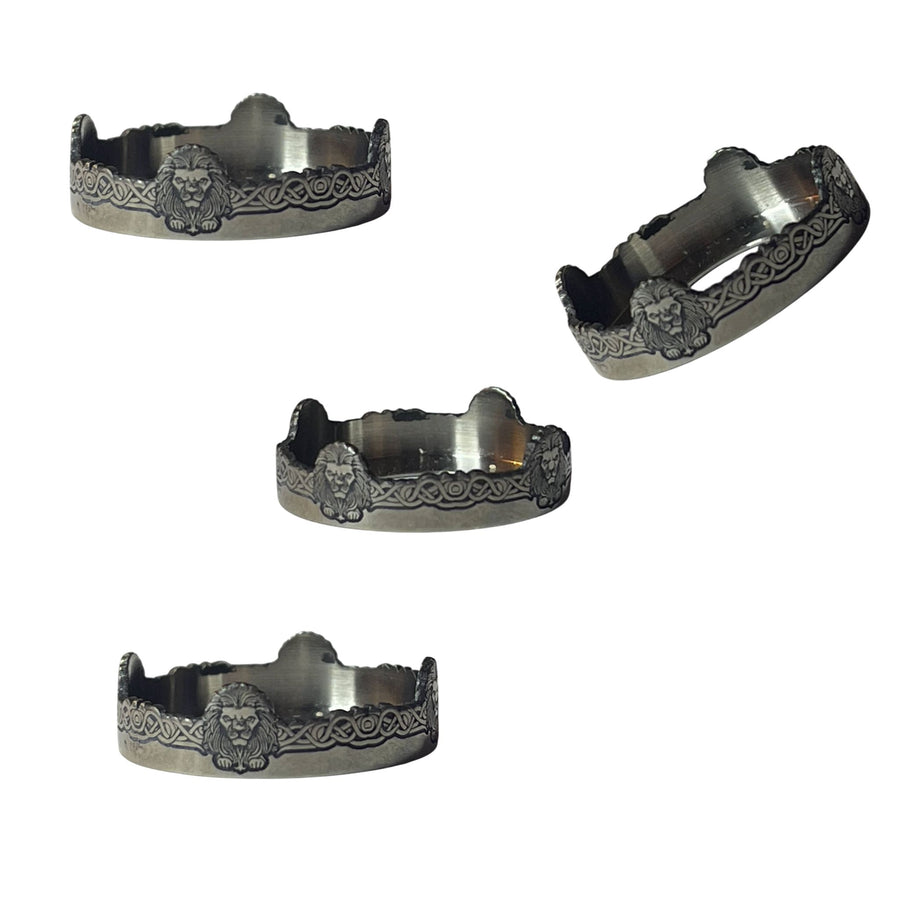 ULTIMATE TITANIUM RING - LION HEAD - 22mm