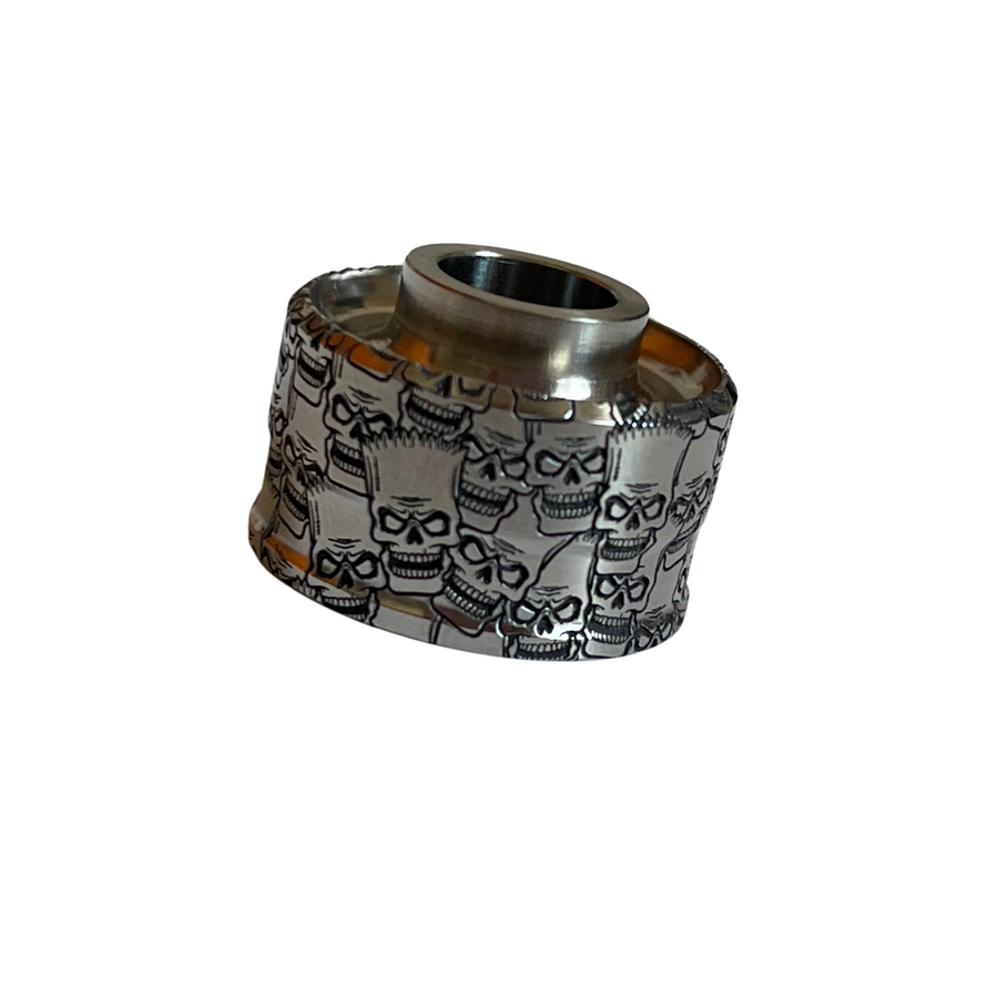 Antiquity V1 Titanium cap Bart Skulls Full Engraved #AntF0011