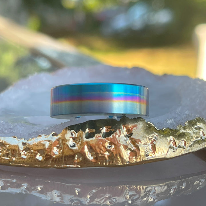 Beauty Ring RAINBOW Titanium 22/24 mm Wowsers #W042