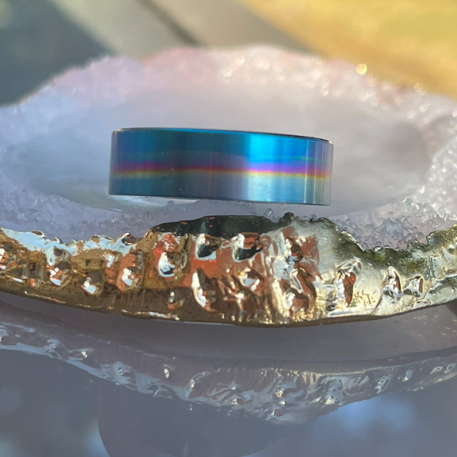 Beauty Ring RAINBOW Titanium 22/24 mm Wowsers #W042