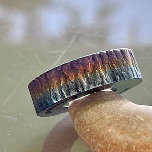 Rainbow Wood Titanium Beauty Ring 22/24 mm Wowsers #W051