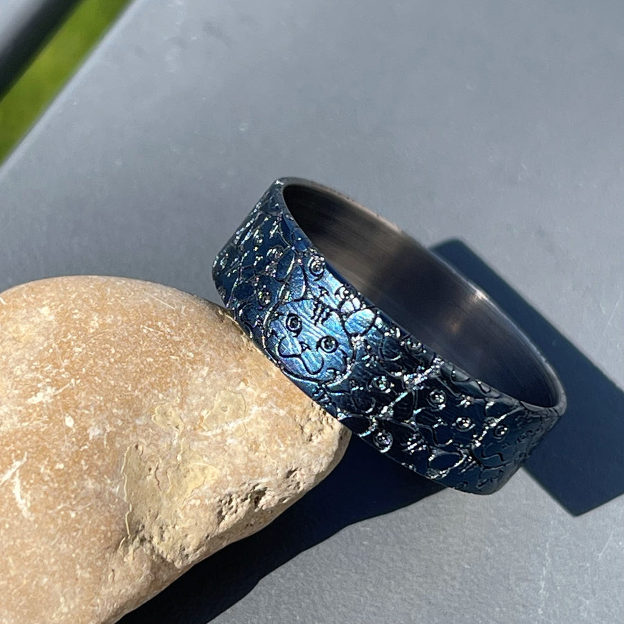 Blue Cats Titanium Beauty Ring 22/24 mm Wowsers #W053