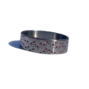 Red Skulls Beauty Ring Titanium 22mm Wowsers #W070