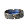 Titanium Wowsers Beauty Ring DAMAS LOTR with Damascus pattern and precision laser engraving by Laser Custom Works