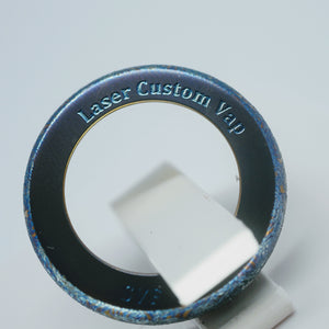 Titanium Beauty Ring 22 24 Laser Custom Vap on Divavap.com