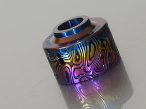 Damascus Colored Venna Cap Titanium  #2BC046