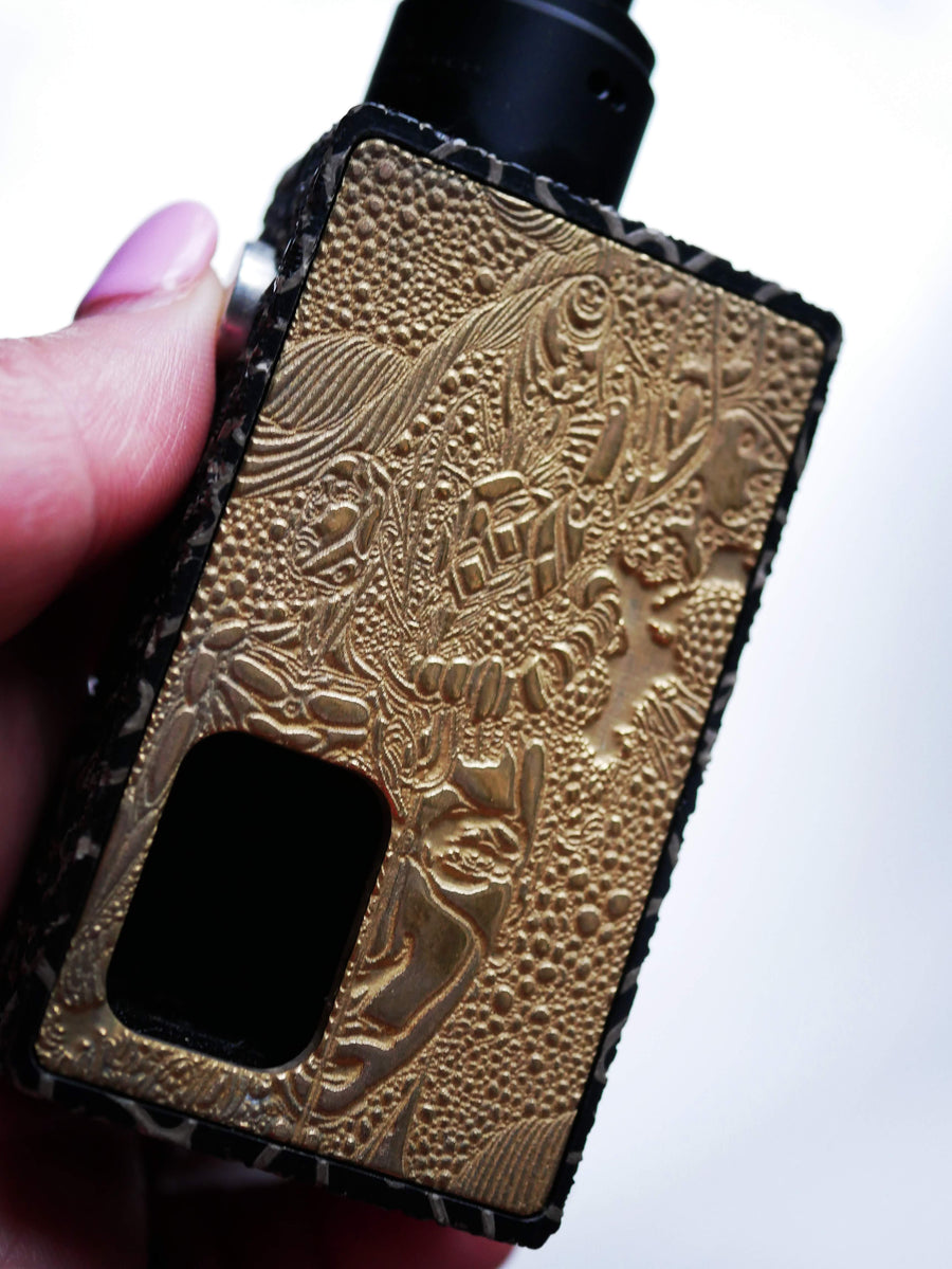 Brass Engraved SvF V4 Mod Panel - Face - Porte gravée en laiton