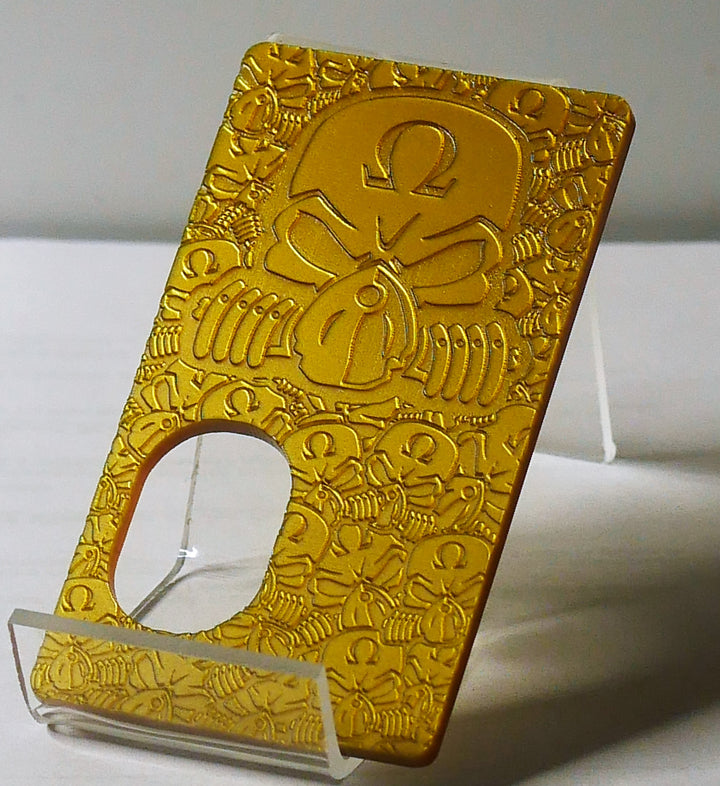Engraved SvF V4 Mod Panel - Gold SvF Central Head - Porte gravée