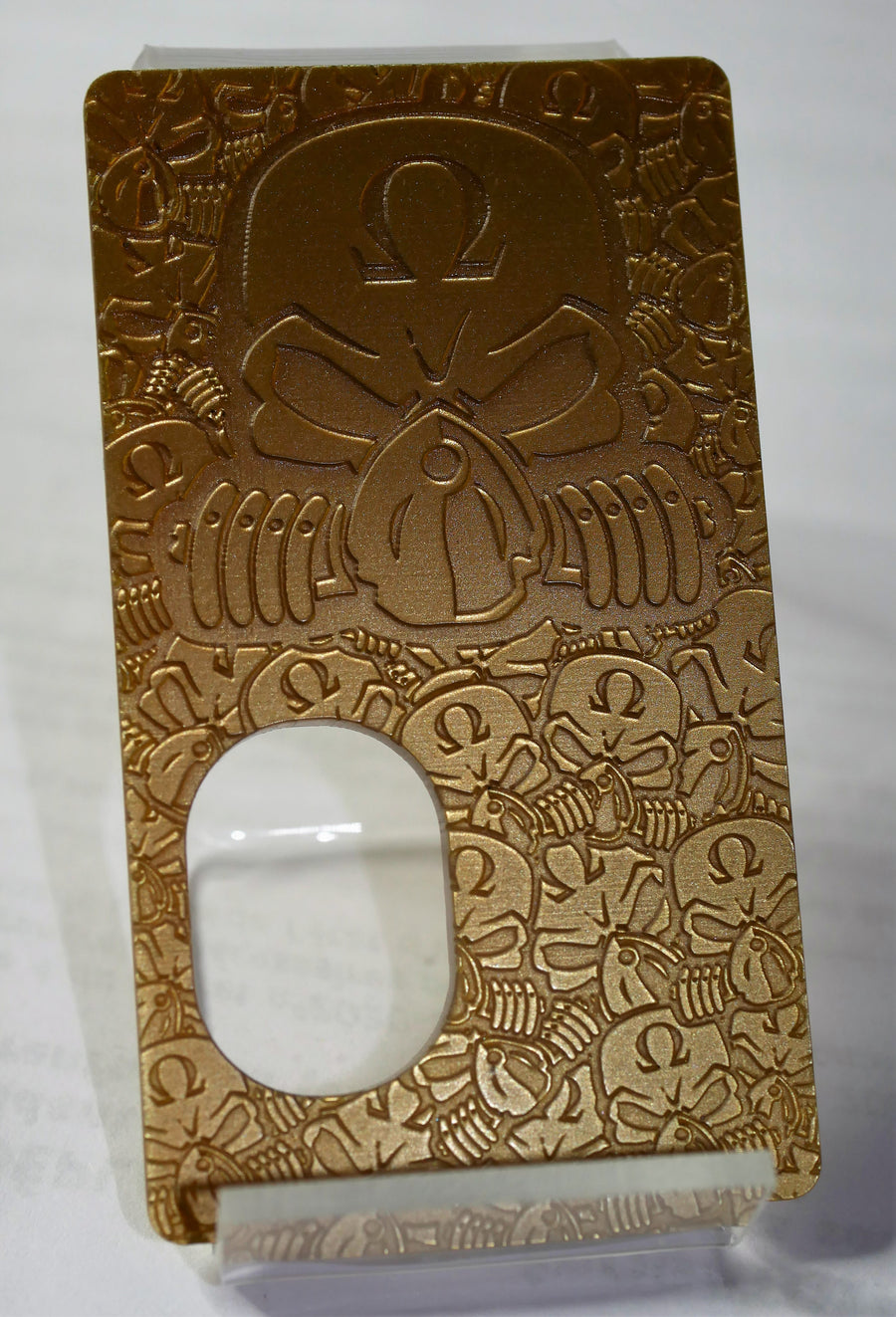 Engraved SvF V4 Mod Panel - Gold SvF Central Head - Porte gravée