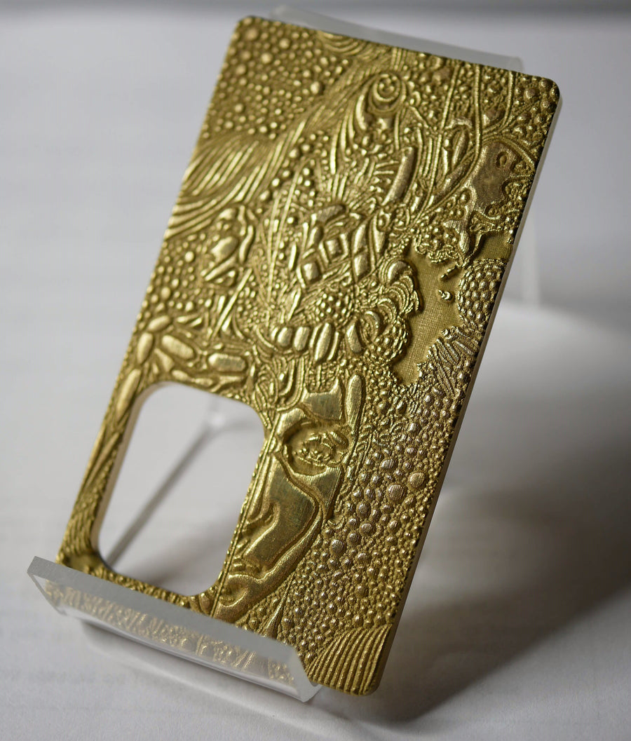 Brass Engraved SvF V4 Mod Panel - Face - Porte gravée en laiton