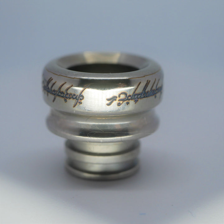 Titanium drip tip LOTR by Laser Custom Vap on Divavap.com