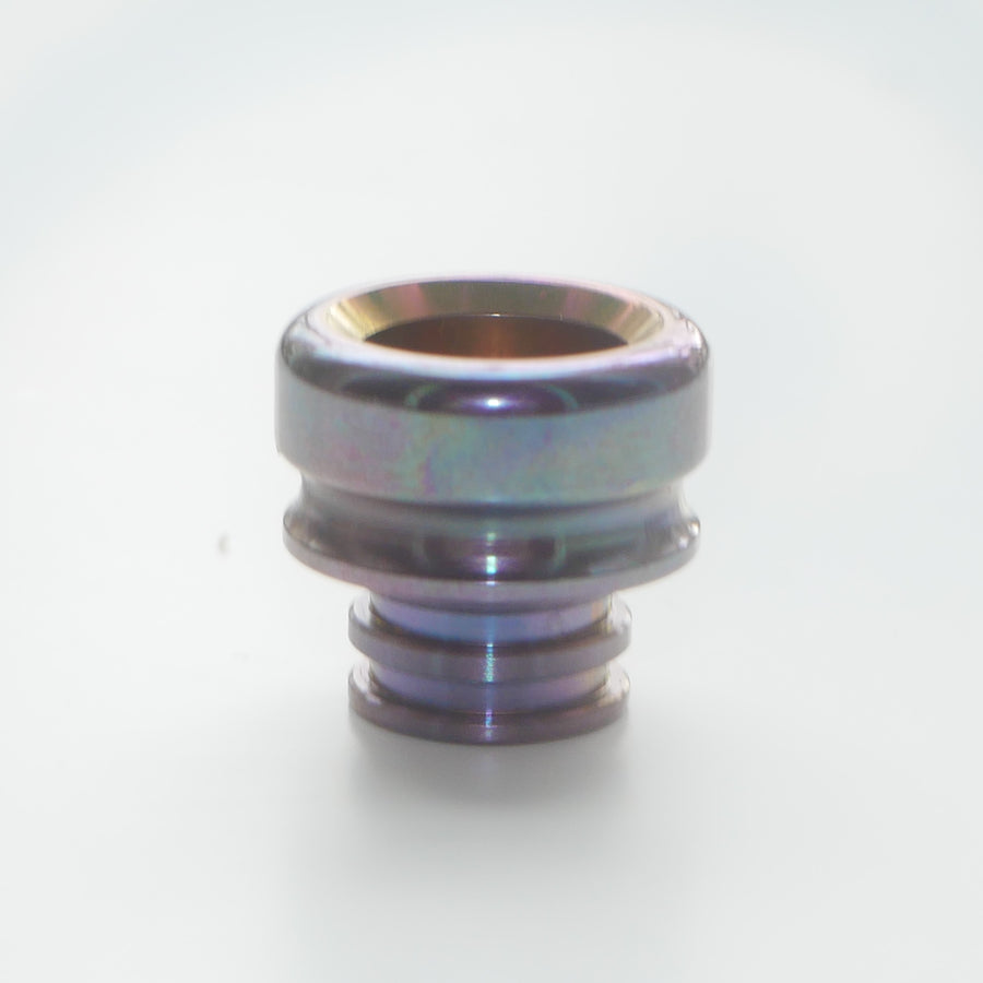 Bicolor Titanium drip tip by Laser Custom Vap Divavap.com