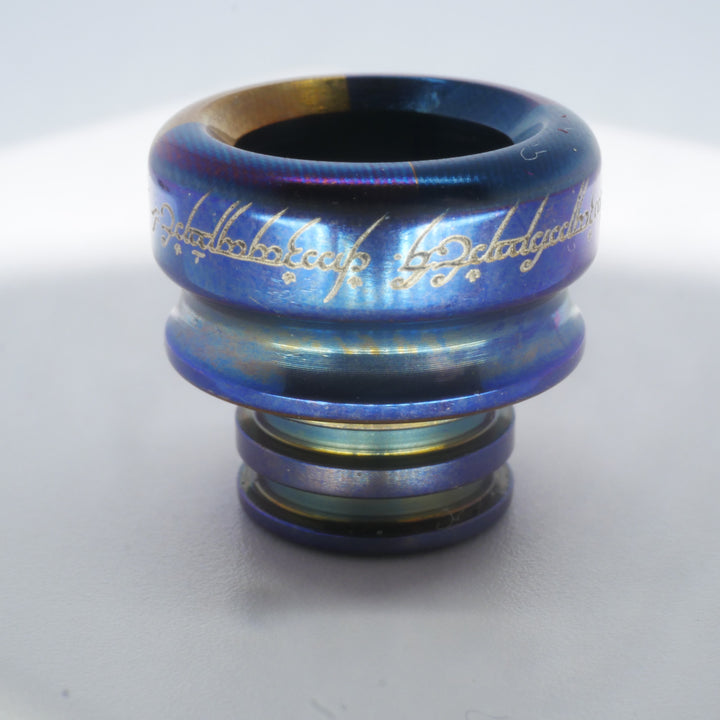 Titanium drip tip LOTR by Laser Custom Vap on Divavap.com