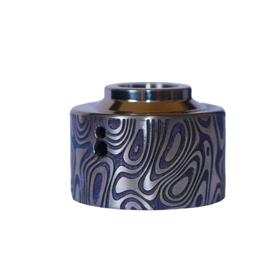 Damascus Venna Cap Titanium (Deep Engraved)  - Damascus Venna Cap Titanium #2B013