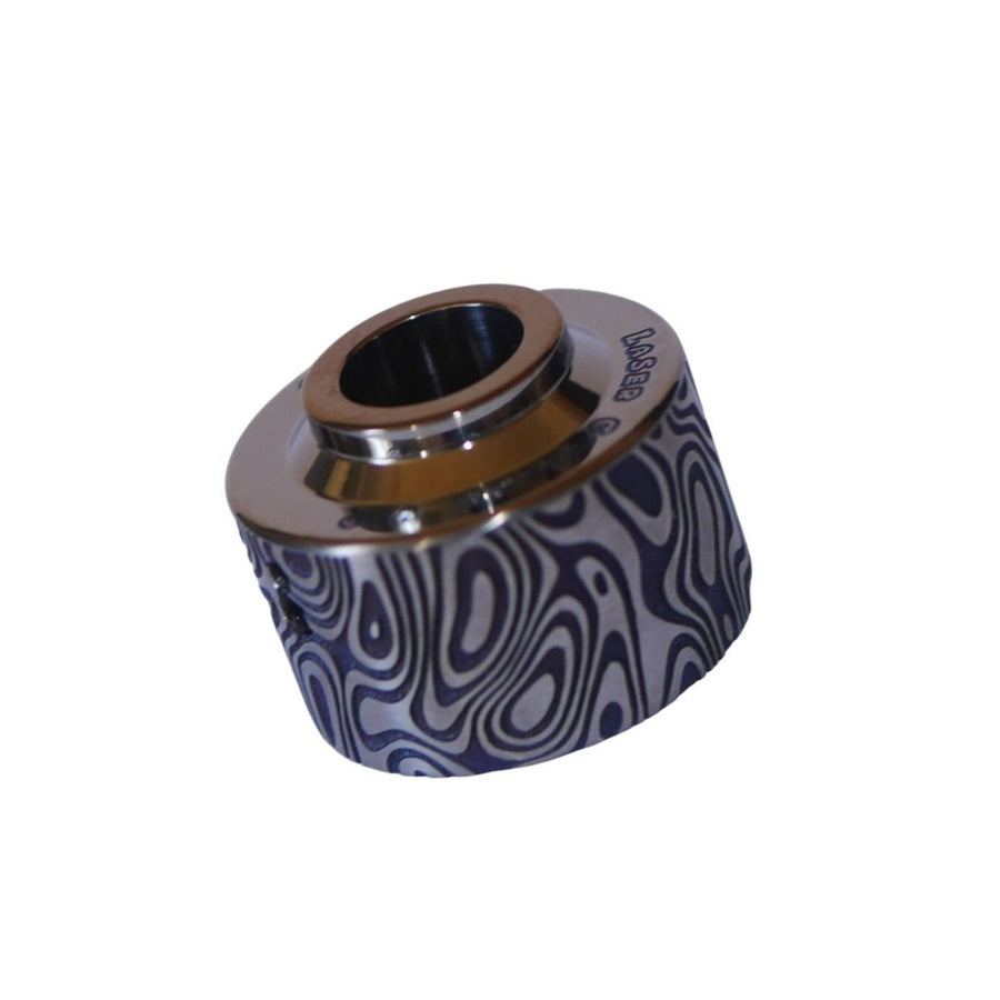 Damascus Venna Cap Titanium (Deep Engraved)  - Damascus Venna Cap Titanium #2B013