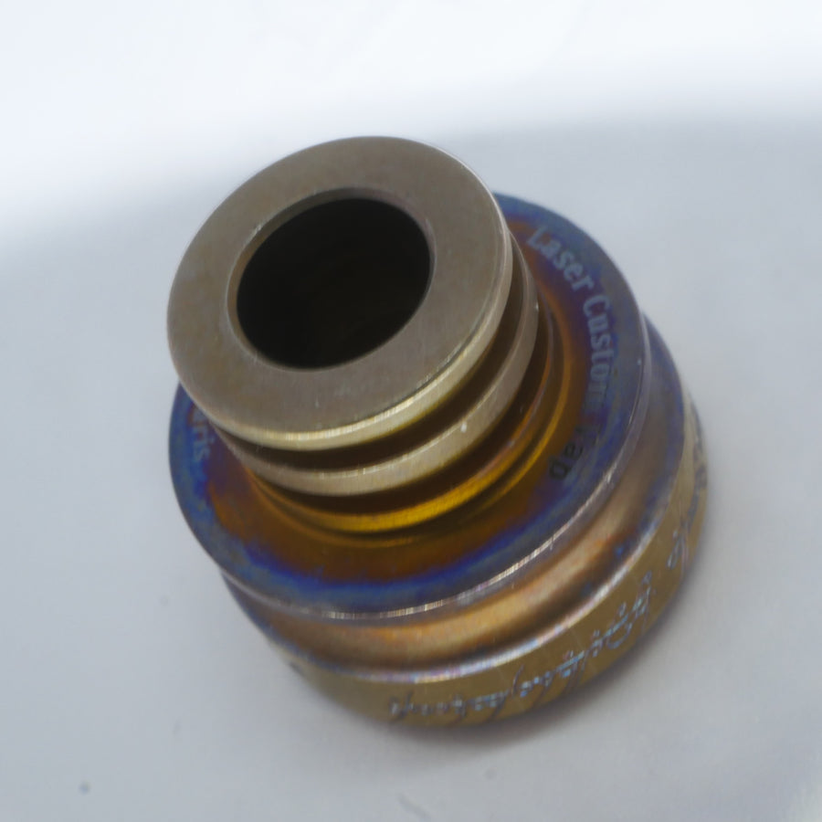 Titanium drip tip LOTR by Laser Custom Vap on Divavap.com