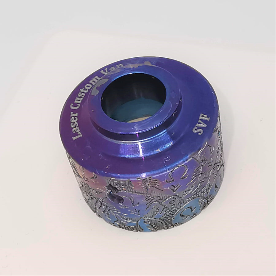 Venna Cap Titanium DE (Deep Engraving) SvF Return Skulls #214