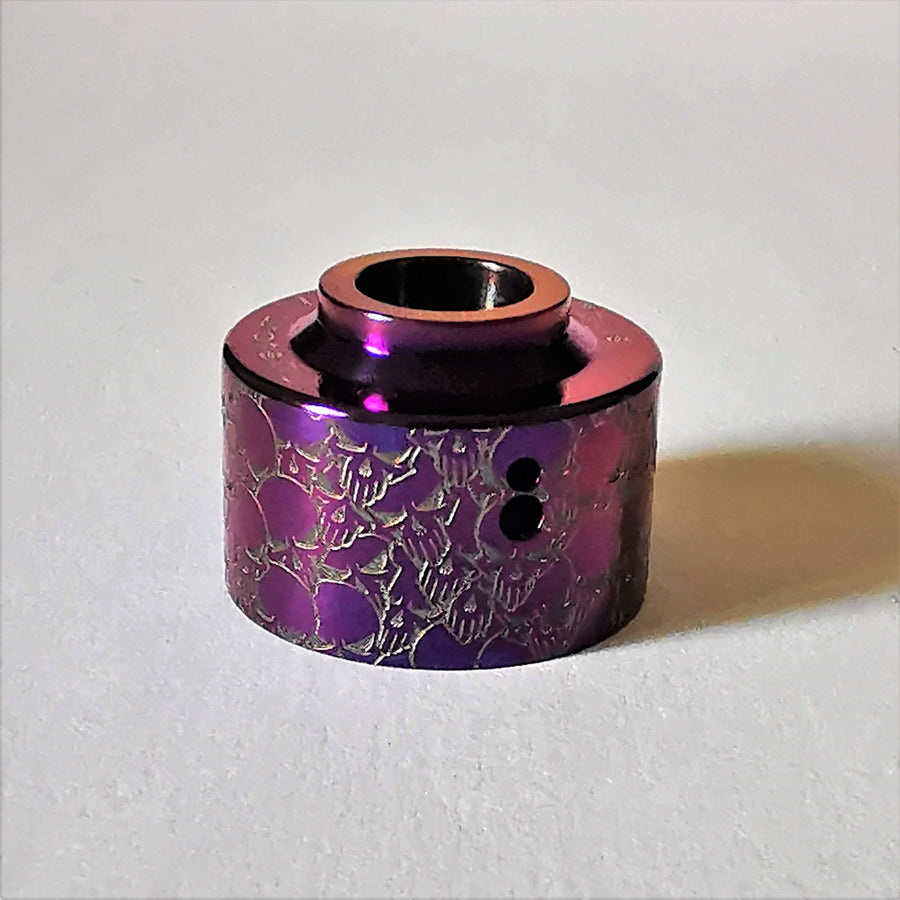 ReseT Skulls Venna Cap Titanium gravé  - ReseT Skulls Haku Venna Cap Titanium Engraved #23
