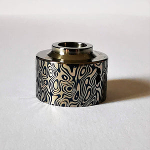 Damascus Venna Cap Titanium gravé  - Damascus Haku Venna Cap Titanium Engraved #26