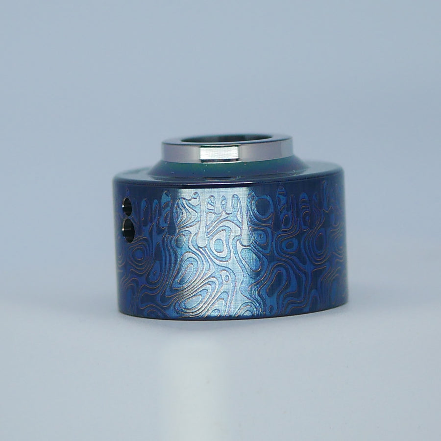 New Damascus Venna Cap Titanium gravé  - Damascus Engraving #2BC029